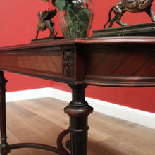 Load image into Gallery viewer, x SOLD Antique French Rosewood Sofa Table, Centre Table, Cross Stretcher Office Desk B11074