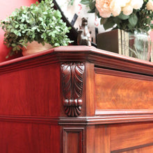 Load image into Gallery viewer, x SOLD Antique French Mahogany Sideboard, Hall Cabinet Cupboard with Single Drawer B10324