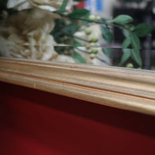 Load image into Gallery viewer, x SOLD Vintage Gilt Frame Bevelled Mirror Sideboard Mirror Over Mantel or Hall Mirror. B10328
