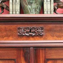 Load image into Gallery viewer, x SOLD Antique French Mahogany Sideboard, Hall Cabinet Cupboard with Single Drawer B10324