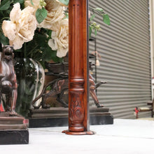 Load image into Gallery viewer, x SOLD Antique English Credenza Antique Burr Walnut and Marble Mirror Back Sideboard B10678