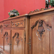 Load image into Gallery viewer, x SOLD Antique French Sideboard French Oak Breakfront 4 Door Sideboard Cabinet Cupboard B10946