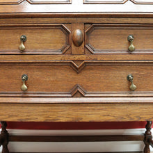 Load image into Gallery viewer, x SOLD Antique Oak Writing Bureau Chest of Drawer Bureau Desk Secretaire B10684