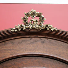 Load image into Gallery viewer, x SOLD Antique French Wardrobe, Armoire, Blind Bookcase, Linen Press.  Oak, Gilt Brass and Bevelled Mirror. B10532