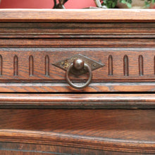 Load image into Gallery viewer, x SOLD Antique French Oak Sideboard, 2 Drawer Sideboard TV Cabinet Unit Hall Cupboard B10541