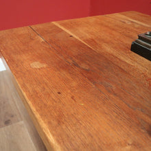Load image into Gallery viewer, X SOLD Antique French Oak Refectory Table or Dining Kitchen Table with Stretcher Base. B11213