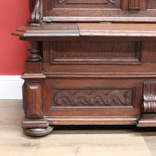 Load image into Gallery viewer, x SOLD Antique French Hall Seat, French Gothic Carved Blanket Box Bench Seat Hall Chair B10154