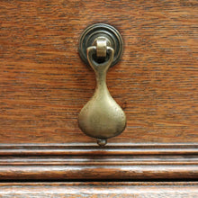 Load image into Gallery viewer, x SOLD Antique Oak Writing Bureau Chest of Drawer Bureau Desk Secretaire B10684
