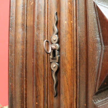 Load image into Gallery viewer, x SOLD Antique French Linen Press, Armoire Wardrobe.  Single Door Pantry Broom Cupboard B10162