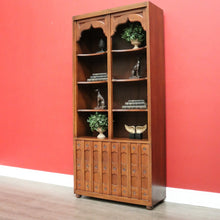 Load image into Gallery viewer, x SOLD Vintage Drexel, Van Treight Bookcase Cabinet, Gothic Style Display Cupboard. B10289