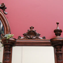 Load image into Gallery viewer, x SOLD Antique English Credenza Antique Burr Walnut and Marble Mirror Back Sideboard B10678