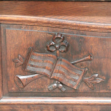 Load image into Gallery viewer, x SOLD Antique French Oak Sideboard, 2 Drawer Sideboard TV Cabinet Unit Hall Cupboard B10541