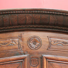 Load image into Gallery viewer, Antique French Cherrywood 2 Door 19th Century Glass Door Bookcase China Cabinet B10700