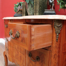 Load image into Gallery viewer, x SOLD Antique French Chest of Drawers with Marble Top, Hall Cabinet Cupboard Sideboard B10570