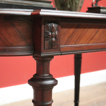 Load image into Gallery viewer, x SOLD Antique French Rosewood Sofa Table, Centre Table, Cross Stretcher Office Desk B11074