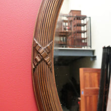 Load image into Gallery viewer, x SOLD Antique French Mirror, Oval hall Bedroom Mirror with Ribbon Bows to the Top B10657
