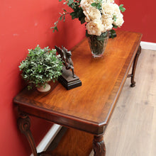 Load image into Gallery viewer, x SOLD Antique French Walnut Hall Table, Sofa Table, Foyer Entry Table, Tier to Base B10647