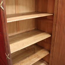Load image into Gallery viewer, x SOLD Antique French Wardrobe, Armoire, Blind Bookcase, Linen Press.  Oak, Gilt Brass and Bevelled Mirror. B10532
