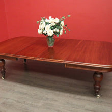 Load image into Gallery viewer, x SOLD Antique Australian Cedar 2 Leaf Extension Table Australian Cedar Kitchen Table. B10276