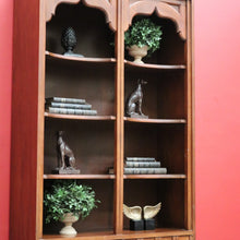 Load image into Gallery viewer, x SOLD Vintage Drexel, Van Treight Bookcase Cabinet, Gothic Style Display Cupboard. B10289