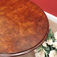 Load image into Gallery viewer, x SOLD Antique English Burr Walnut Table, Sofa Table, Hall Table, Coffee, Centre Table B10798