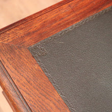 Load image into Gallery viewer, x SOLD Antique French Oak and Leather Office Desk, 4 Drawer Office Desk with Turned Leg B10722
