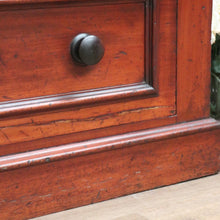 Load image into Gallery viewer, x SOLD Antique Australian Cedar Gentleman's Press, 2 Door Wardrobe Blanket Box Base B10741