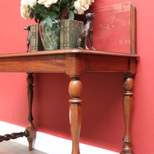 Load image into Gallery viewer, x SOLD Antique Glass Back Banker's Desk or Banker's Table, Australian Maple Office Desk B10790