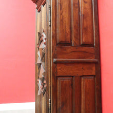 Load image into Gallery viewer, x SOLD Antique French Linen Press, Armoire Wardrobe.  Single Door Pantry Broom Cupboard B10162