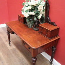 Load image into Gallery viewer, x SOLD Antique Dressing Table, Heal and Son Mirror Back Dressing Table, Trinket Drawers B11066