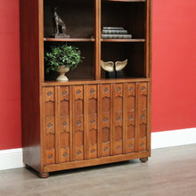 Load image into Gallery viewer, x SOLD Vintage Drexel, Van Treight Bookcase Cabinet, Gothic Style Display Cupboard. B10289