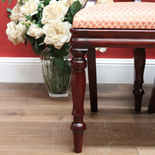 Load image into Gallery viewer, x SOLD Set of Eight Antique Dining Chairs, Kitchen Chairs, English Mahogany and Fabric. B11142