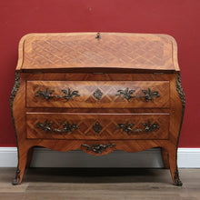 Load image into Gallery viewer, x SOLD Antique French Good Quality Louis XVI style Fall Front Writing Bureau Desk with Chest of Drawers B10725