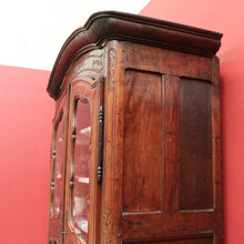 Load image into Gallery viewer, Antique French Cherrywood 2 Door 19th Century Glass Door Bookcase China Cabinet B10700