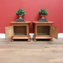 Load image into Gallery viewer, x SOLD Vintage French Lamp Tables, Pair of Vintage Bedside Tables, Bedside Cabinets B11026