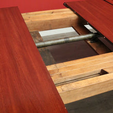 Load image into Gallery viewer, x SOLD Antique Australian Cedar 2 Leaf Extension Table Australian Cedar Kitchen Table. B10276