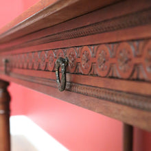 Load image into Gallery viewer, x SOLD Antique French Dressing Table, Walnut, Mirror and Marble Desk, Hall Table B11088