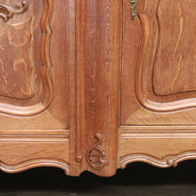 Load image into Gallery viewer, x SOLD Antique French Oak Sideboard, 4 Drawer 4 Door Sideboard Buffet Cabinet Servery B10871