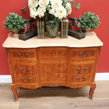 Load image into Gallery viewer, x SOLD Antique French Chest of Drawers with Marble Top, Hall Cabinet Cupboard Sideboard B10570