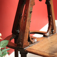 Load image into Gallery viewer, x SOLD Antique French Hotel Shoe Shine Chair, Barbers Chair, Orchestra Music Chair. B9948