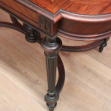 Load image into Gallery viewer, x SOLD Antique French Rosewood Sofa Table, Centre Table, Cross Stretcher Office Desk B11074