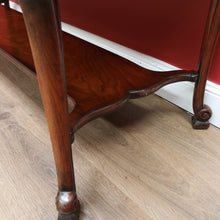 Load image into Gallery viewer, x SOLD Antique French Walnut Hall Table, Sofa Table, Foyer Entry Table, Tier to Base B10647