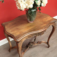 Load image into Gallery viewer, x SOLD Antique French Oak Sofa Table, Side Table, Centre Table, Lamp Table, Stretcher B10319