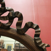 Load image into Gallery viewer, x SOLD Antique French Mirror, Oval hall Bedroom Mirror with Ribbon Bows to the Top B10657