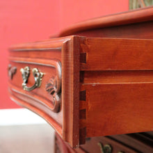 Load image into Gallery viewer, x SOLD Vintage French Chest of Drawers, 3 Drawer Parquetry Top French Cherrywood Chest. B10416