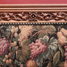 Load image into Gallery viewer, x SOLD Antique French Hall Settle Hall Seat Oak and Tapestry French Bench Seat Armchair B10810