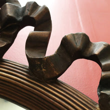 Load image into Gallery viewer, x SOLD Antique French Mirror, Oval hall Bedroom Mirror with Ribbon Bows to the Top B10657