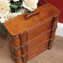 Load image into Gallery viewer, x SOLDAntique Singer Sewing Machine Chest of drawers, Stackable 3 Drawer Chest, Handle B11222