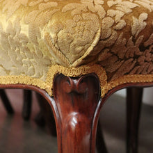 Load image into Gallery viewer, x SOLD Antique Dining Chairs, Set of 4 Antique Kitchen Chairs, English Mahogany Chairs B10311