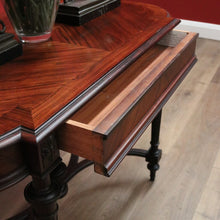 Load image into Gallery viewer, x SOLD Antique French Rosewood Sofa Table, Centre Table, Cross Stretcher Office Desk B11074